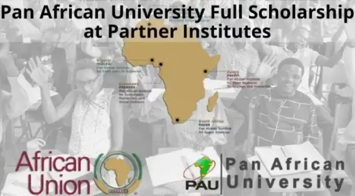 PanAfrican University (African Union Commission) scholarship